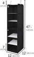 6-Shelf Closet, 2 Pack 3-Shelf GRANNY SAYS Hanging Organizer for Separable to Hanging Shelves, Hanging Organizer