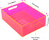 Acrylic Storage Bin, Heavy Duty Pantry Storage Container with Handles for Organizing Fridge, Cabinet, Cupboard