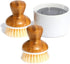 Grove Co. Bubble-Up Dish Soap Dispenser & 2 Pack Brush Set, Ergonomically