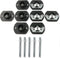 E-Outstanding Pin Style Sofa Connector, 4 Sets Black Sofa Couch Sectional Furniture Hardware Accessories