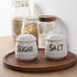 '-12 oz Set, Counter, Salt and Sugar Bowls with Lid and Spoon Ceramic Salt and Sugar Cellar Salt and Sugar Containers