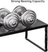 Countertop, (1Pack/Black,Large) Expandable Adjustable Cabinet Shelf Organizer - Stackable Metal Spice Rack for Kitchen