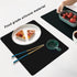 Silicone Placemats, Food-Grade Non-Slip Waterproof Dining Countertop Protector, Heat Resistant Baking Mat, Dishwasher