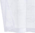 Topick White Sheer Leaf Curtain Valance, 18 Inch Rod Pocket Small Curtain for Windows, Semi Sheer