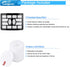 Leadaybetter Filter Replacement for Shark Rotator Pro Lift-Away NV500, NV501, NV502, NV505, NV552, UV560, ZU780, ZU782,