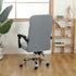 Water Resistant Office Chair Covers, Stretch Slipcover with Durable Zipper - Universal Fit for High Back Boss Chair (M,