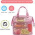 Mziart Insulated Lunch Bag, Simple Bento Cooler Bag for Lunch Box, Tote Bag for Women Men Adult Picnic Working Hiking