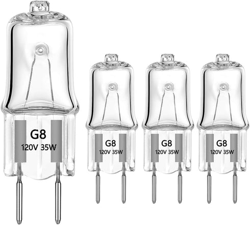 Halogen Light Bulb for GE Microwave Oven - 35W Replaces WB25X10019, Kitchen Night Light for Samsung Elite Maytag