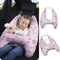 Travel Pillow Car Cushion for Kids 6 Years Old+ Shoulder Neck Back