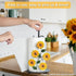 BESZONE Sets Countertop Country Counter Sunflower Paper Towel Holder Sunflower Kitchen Decor and Accessories Yellow