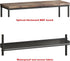 4 Closet 4 INGIORDAR Shoe Rack Organizer Tier Metal Organizer Shelf with Industrial MDF Board and Layer Fabric