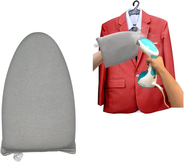 Garment Steamer Ironing Glove with Finger Loop, Heat Resistant Waterproof Mitt for Handheld Steamer, Garment