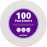 DecoPac Baking Parchment Circles, 100 Round Greaseproof Paper Liners for Cake Pans, Pies, Air Fryer, 7"