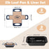 Set: 2-Pack 9 5 Inch Loaf Pan with Liners Nonstick x Bread Pan and Loaf Liners for Homemade Oven Baking - Rectangular