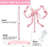 Countertop JarThenaAMCS Valentine's Day Trendy Bow Paper Towel Holder Cute Pink Bow Knot Kitchen Decor Accessories