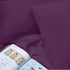 INSSL Dark Purple Mulberry Silk Pillowcase for Hair and Skin Health, Natural Silk Pillow Cover with Hidden Zipper, 1