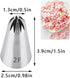 Icing Piping Tip Set, 3 Large Stainless Steel Decorating Tips for DIY Cream Rose Flower, Cupcake Pastry Tips