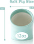 TreaHome Countertop, Salt Cellar, Modern Ceramic Salt Pig, Salt Containers for Sugar Container, Sugar Jar, Easy Access