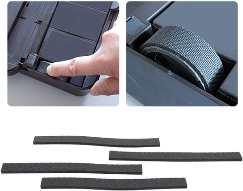4Pcs Robot Tire Leather Replacement for IRobot 380t Vacuum Cleaner Mopping Robot Wheel Tire