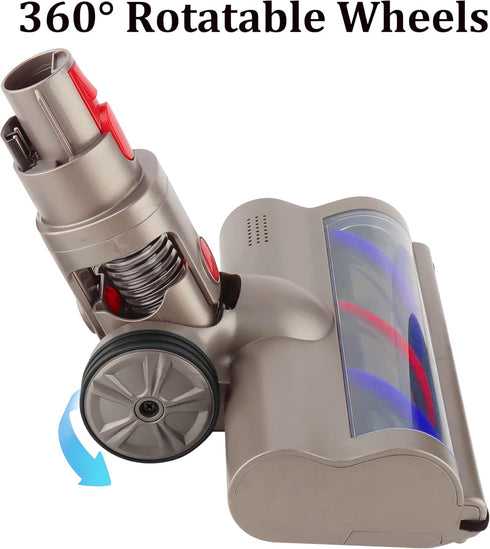 Quick Release Motorhead Turbine Brush Cleaner Head Compatible with Dyson V15 V11 V10 V8 V7 Vacuum Cleaner for Cleaning