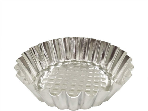 Set of 30, 3-3/4" Non-stick Aluminum Tart Mold, Fluted Design Mini Pie Tin