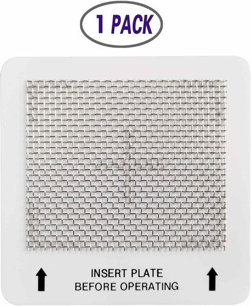 Universal Ceramic Ozone Plates for Ozone Generators, Washable Air Purifier Replacement Plates (1 Pack)