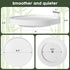 Turntable Vanity Tray 9 Inch for Perfume Candle, Bamboo Kitchen Sink Countertop Organizer for Glass, Sponge, Soap