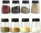 Celiseaya Glass Spice Jars, Double Lids Seasoning Shakers Glass Bottles Spice Shakers Sifter