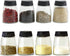 Celiseaya Glass Spice Jars, Double Lids Seasoning Shakers Glass Bottles Spice Shakers Sifter