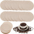 GORGECRAFT 400Pcs Paper Coffee Filters, 5.6x5.6cm Round Universal Replacement for Coffee Machines