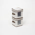 Household Essentials Saucer Storage Box, Holds 12 Saucers, Felt Protectors, Windowed Panel, Foldable, Stackable, 2
