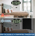 Magnetic Blackout Window Cover No Drill Cuttable 100% Black Out Film, Room Darkening Shades 39x57 inch