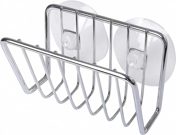 Toplife Sponge Holder for Kitchen Sink, Stainless Steel Suction Cup Sponge Caddy