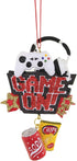 "Game On!" with Soda and Chips Dangle Ornament, Resin