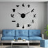 The Geeky Days Dentist Sign - Giant DIY Large Wall Clock with Mirror Effect Dental Clock Wall Art Home Decor