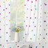 Urban Lotus White Sheer Curtains for Bedroom, 63-inch Metallic Polka Dot Window Curtain Panels for Kids Room