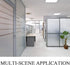 HIDBEA Privacy Window Film Frosted with UV Protection, Static Cling Reusable Glass Stickers, 35.4" x 8.2'