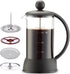 Easyworkz Eclipse 12 oz French Press Coffee Maker with Borosilicate Glass