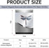 Dishwasher Magnet Cover Kitchen Decor, Silver Stainless Steel Dragonfly Pattern Vinyl Decal, 23 W x 26 H