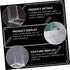 BESTOYARD 8pcs Transparent Bowl Display Easel Rack, Metal Bracket Photo Holder, Decorative Plate Stand, Storage Table