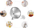 5-Inch Food Grade Stainless Steel Kitchen Funnel with Strainer Filter for Liquid Dry Ingredients, Silver