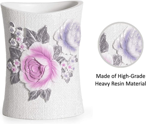 Popular Bath Tumbler, Michelle Collection, Lilac, 5x2x4