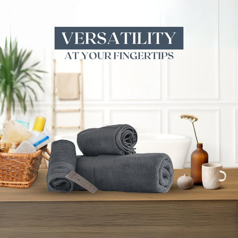 Lux Thread Set 3 100% 600 1 1 1 Set Egyptian Cotton Towel - Piece | Ultra Soft GSM Towels | Bath, Hand, Washcloth |