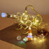 2PCS Uonlytech Wine Bottle Cork Lights with String Lights, USB Rechargeable Bottle Lights Flash Diamond Light Fairy