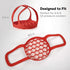Goldlion Silicone Sling Lifter Accessories for Instant Pot 6 Qt and 8 Qt, Ninja Foodi, Red