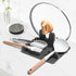 AUOON Silicone Utensil Rest and Pot Lid Holder, Heat-Resistant, BPA-Free, Dishwasher Safe for Kitchen Utensils