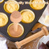 Double Sided Wooden Tart Tamper Set, Egg Tarts Tamper Pastry Tools for DIY Baking Shaping Kitchen