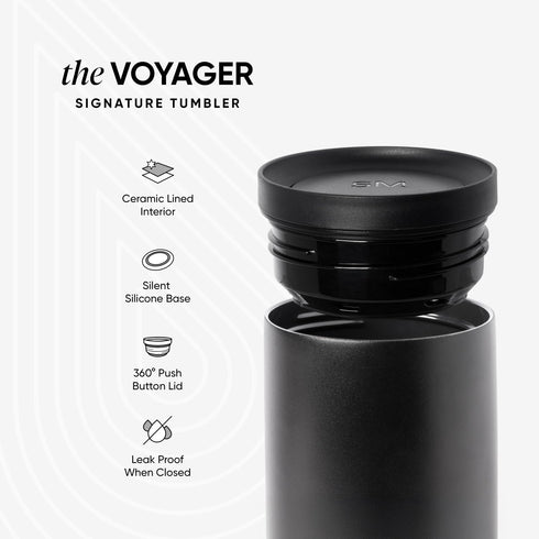 360 16oz Simple Modern Travel Coffee Mug Tumbler with Lid | Ceramic-Lined Insulated Stainless Steel Cold Brew Iced