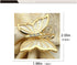Butterfly Napkin Ring Set of 6, Metal Napkin Rings for Dinner Table Decor - Wedding Birthday Valentine's Day