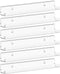 Lifewit Narrow Floating Shelves for Vinyl Record 6 Pack, 12" Clear Wall